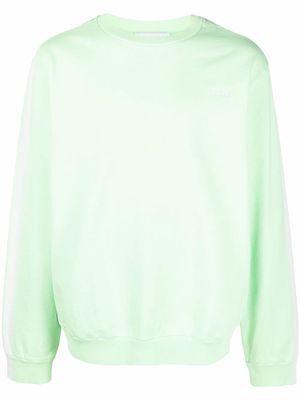 Koché embroidered-logo cotton sweatshirt - Green