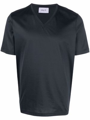 D4.0 V-neck fitted T-shirt - Grey