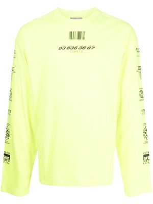 VTMNTS 'All Rights Reserved' T-shirt - Yellow