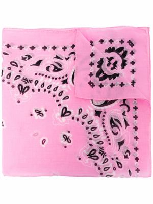 Destin bandana-print scarf - Pink