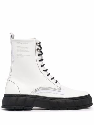 Virón 1992 Contrast boots - White