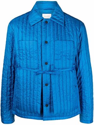 Craig Green patch pocket quilted jacket - Blue