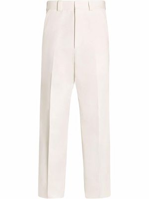 Ermenegildo Zegna straight-leg tailored trousers - White