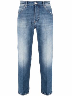 PT TORINO mid-rise straight leg jeans - Blue