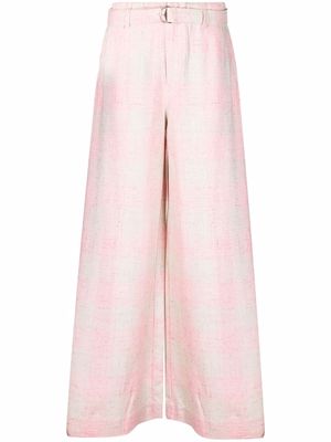 Rodebjer belted palzzo pants - Pink