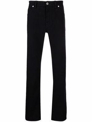 Brioni straight leg cotton jeans - Black