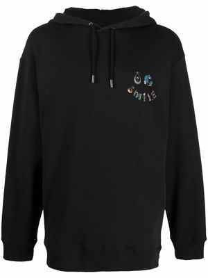 Opening Ceremony logo-embroidered hoodie - Black