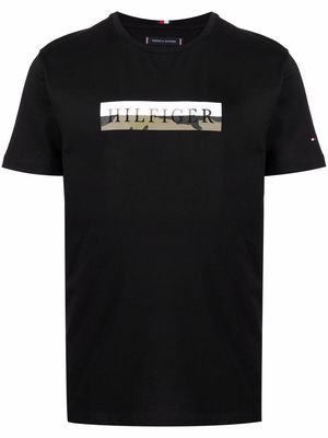 Tommy Hilfiger logo-print cotton T-Shirt - Black