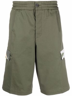 Missoni elasticated-waist multi-pocket cargo shorts - Green
