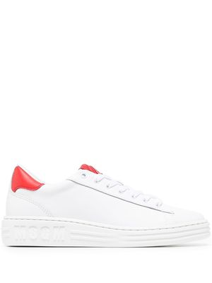 MSGM tow-tone low-top sneakers - Red