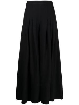 Giambattista Valli high-waisted pleated midi skirt - Black