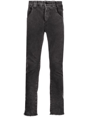 Thom Krom stitch-accented skinny jeans - Grey