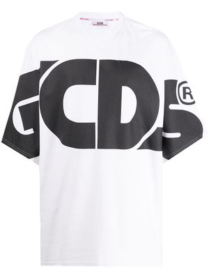 Gcds oversized logo print T-shirt - White