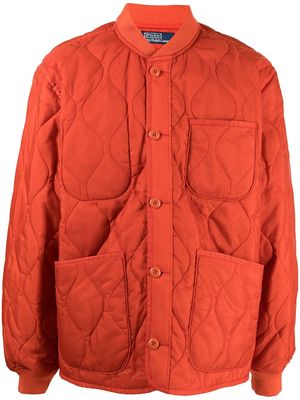 Polo Ralph Lauren quilted buttoned jacket - Orange