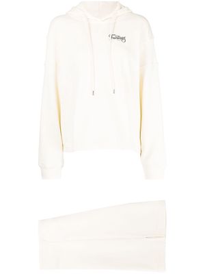 tout a coup Fantasy hoodie skirt tracksuit - White