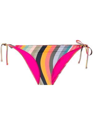 PAUL SMITH swirl print bikini briefs - Pink