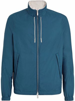 Ermenegildo Zegna lightweight zip-front jacket - Blue