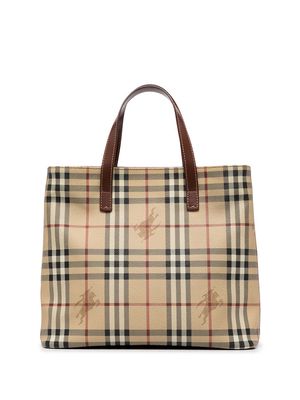 Burberry Pre-Owned 1990-2000s House Check tote bag - Neutrals