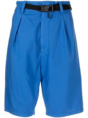 Nº21 belted pleat detailed trousers - Blue
