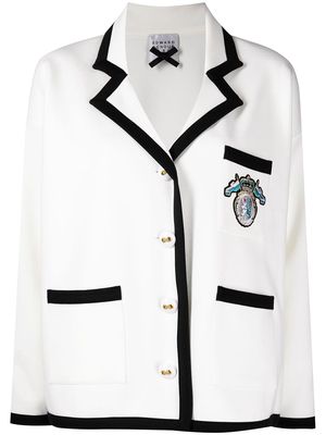 Edward Achour Paris sailor-style blazer - White
