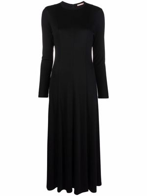 12 STOREEZ panelled maxi dress - Black