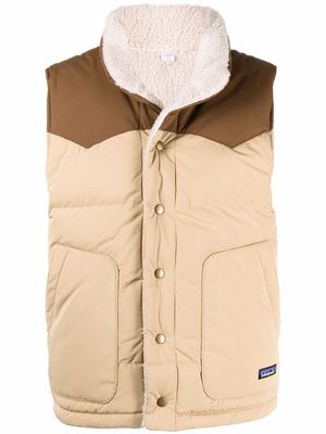 Patagonia Bivy hooded reversible gilet - Neutrals