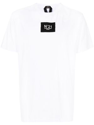 Nº21 logo patch T-shirt - White