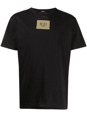 Nº21 logo patch T-shirt - Black