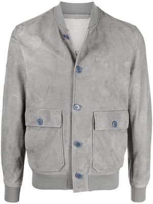 Salvatore Santoro buttoned suede jacket - Grey