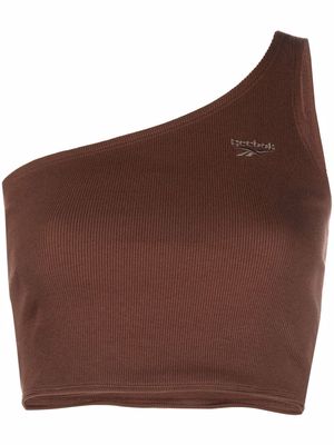 Reebok one-shoulder vest top - Brown