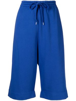 Nº21 knee-length drawstring track shorts - Blue