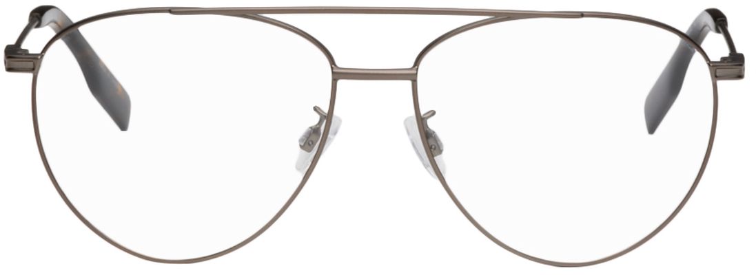 MCQ Brown Metal Pilot Glasses