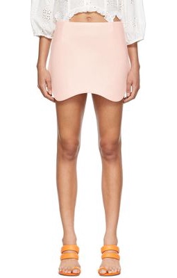 Sandy Liang Pink Coda Mini Skirt