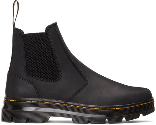 Dr. Martens Black Leather 2976 Chelsea Boots