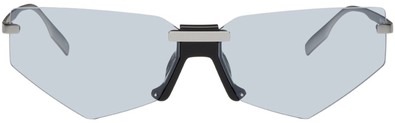 MCQ Silver Rimless Sunglasses