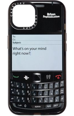 CASETiFY Black BB Talk Customizer iPhone 13 Case