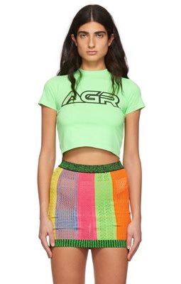 AGR Green Cotton T-Shirt