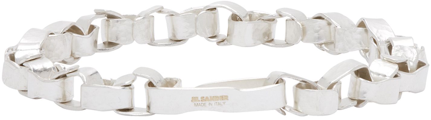 Jil Sander Silver Geometry Bracelet