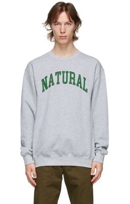 Museum of Peace & Quiet Grey Print 'Natural' Sweatshirt