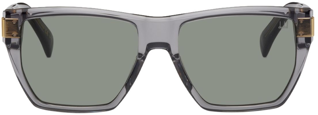 Dunhill Grey Rectangular Sunglasses