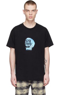 Givenchy Black 4G Skull T-Shirt