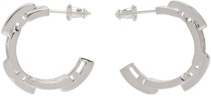 AMBUSH Silver Chain Ring Earrings