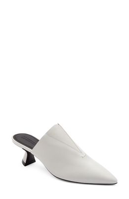 Mercedes Castillo Pointed Toe Mule in Cream