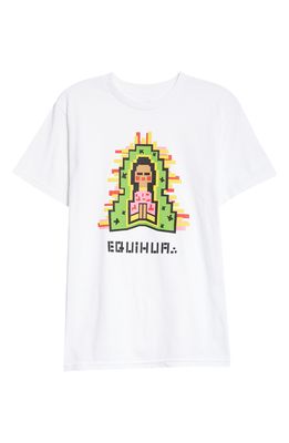 Equihua Virgencita Graphic Tee in White/Green