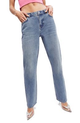 Reformation Addison Low Rise Relaxed Straight Leg Jeans in Sloane