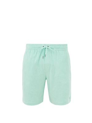 Polo Ralph Lauren - Logo-embroidered Cotton-terry Shorts - Mens - Light Green