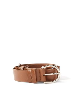 Erdem - Ring-embellished Leather Belt - Mens - Tan