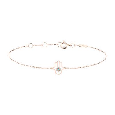 White Enamel Hand Bracelet