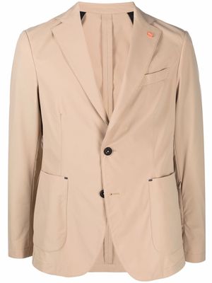 Manuel Ritz buttoned tailored-cut blazer - Neutrals