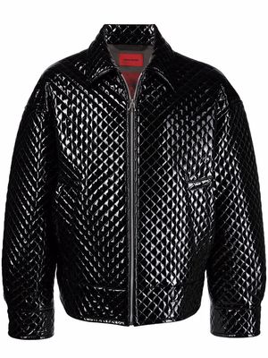 A BETTER MISTAKE Adverse Universe quilted jacket - Black